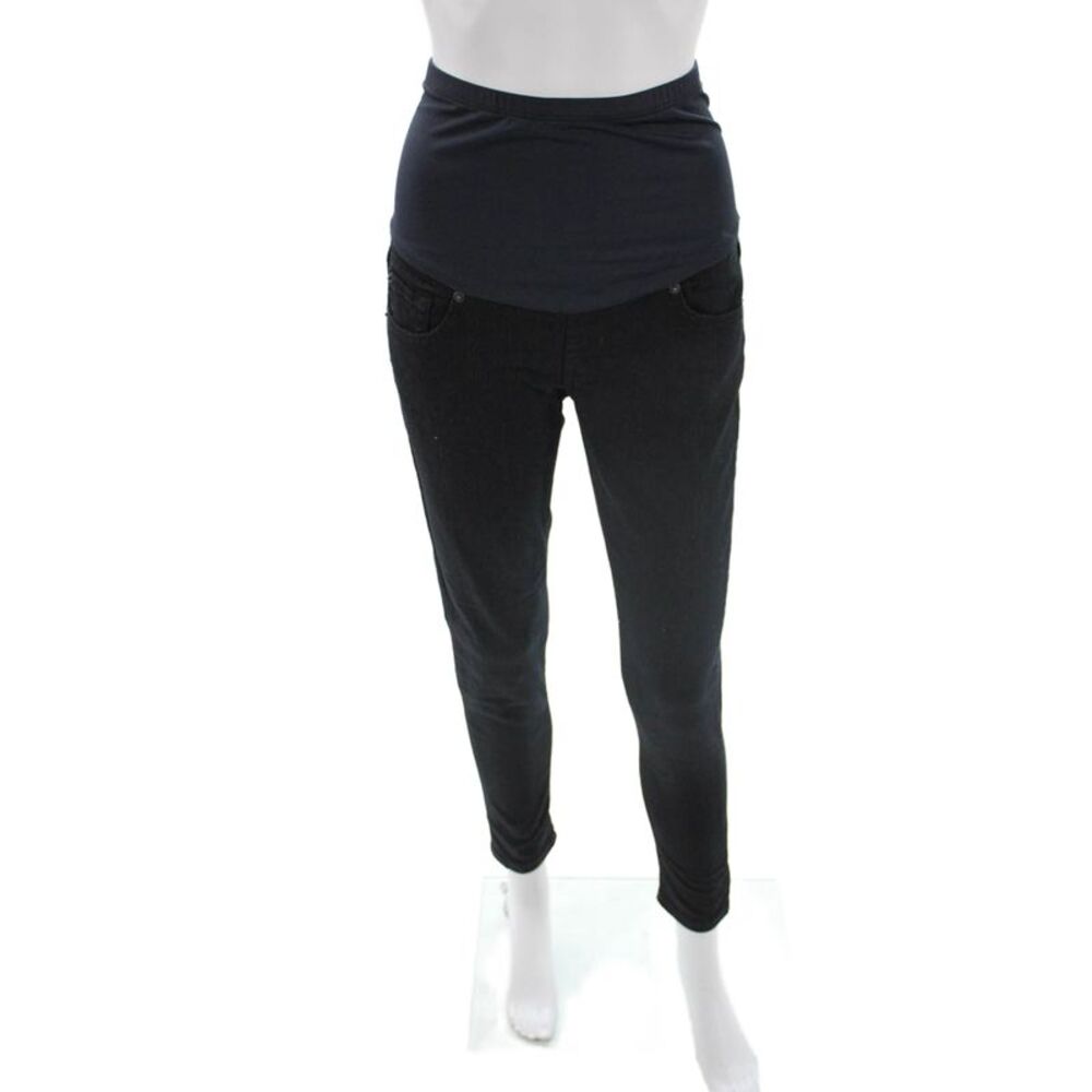 James Jeans Womens Black High Rise Jegging Pants Maternity 65% Cotton Size 26